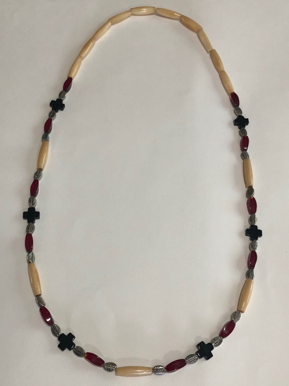 Native American Bison Bone Necklace